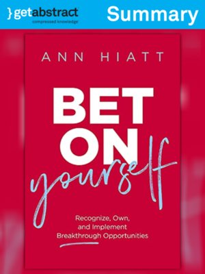 cover image of Bet on Yourself (Summary)